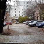 Strada Mihail Eminescu, la intersectia cu Viitorului, cu restaurantul Blue Margarita