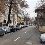 Strada Paris cu Bistro Hoinar - Mobra Shop, la Piata Victoriei in Bucuresti