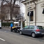 Strada Paris cu Bistro Hoinar - Mobra Shop, la Piata Victoriei in Bucuresti
