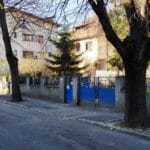 Strada Sandu Aldea, cu restaurantul libanez Coin Vert