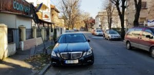 Strada Sandu Aldea, cu restaurantul libanez Coin Vert