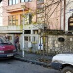 Strada Sandu Aldea, cu restaurantul libanez Coin Vert