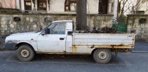 Strada Sandu Aldea, cu restaurantul libanez Coin Vert