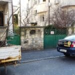 Strada Sandu Aldea, cu restaurantul libanez Coin Vert