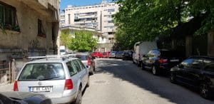 Biserica Boteanu, strazile Nicolae Golescu si Franklin, in spatele Atheneului Roman