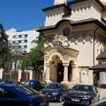 Biserica Boteanu, strazile Nicolae Golescu si Franklin, in spatele Atheneului Roman