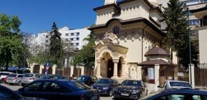 Biserica Boteanu, strazile Nicolae Golescu si Franklin, in spatele Atheneului Roman