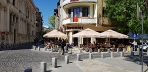 Biserica Boteanu, strazile Nicolae Golescu si Franklin, in spatele Atheneului Roman