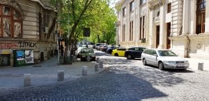 Biserica Boteanu, strazile Nicolae Golescu si Franklin, in spatele Atheneului Roman