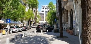 Biserica Boteanu, strazile Nicolae Golescu si Franklin, in spatele Atheneului Roman