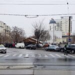 Calea Dudesti pe la restaurantul libanez Karamna
