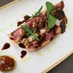 Duck Breast Truffle Puree  la restaurantul AV8 din Piata Victoriei