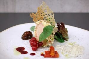 Foie Gras  la restaurantul AV8 din Piata Victoriei