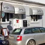 Henri Coanda si Vasile Urseanu, cu restaurantul Spago