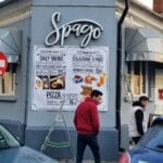 Henri Coanda si Vasile Urseanu, cu restaurantul Spago