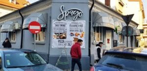 Henri Coanda si Vasile Urseanu, cu restaurantul Spago