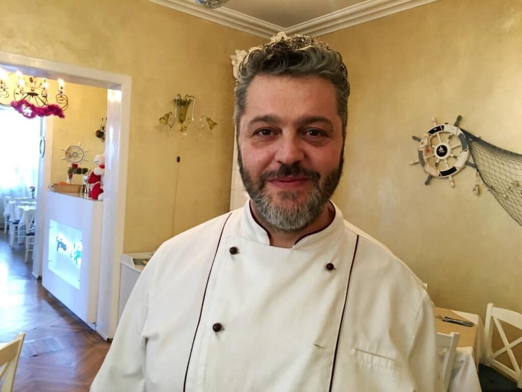 Luca, cheful italian de la restaurantul Terra e Mare