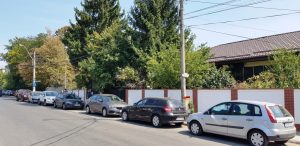 Strada Margelelor din Militari in zona restaurantului romanesc Cocosu Rosu