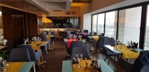 Vu's Rooftop, restaurant panoramic la Piata Unirii pe malul Dambovitei