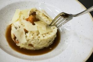 Wild Mushroom Risotto la restaurantul AV8 din Piata Victoriei