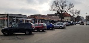 Piata de Flori din Bucuresti, in cartierul Rahova