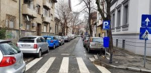 Strada Alexandru Donici, strada Viitorului cu restaurantul Unico Vero