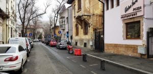 Strada Alexandru Donici, strada Viitorului cu restaurantul Unico Vero