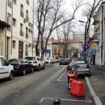 Strada Alexandru Donici, strada Viitorului cu restaurantul Unico Vero