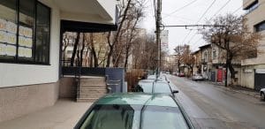 Strada Matei Voievod din Bucuresti, cu restaurantul DaDa