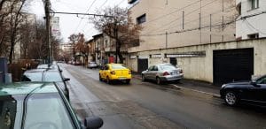 Strada Matei Voievod din Bucuresti, cu restaurantul DaDa