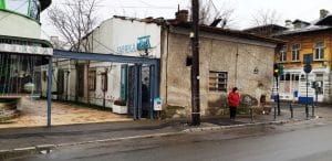 Strada Matei Voievod din Bucuresti, cu restaurantul DaDa