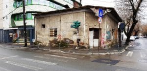 Strada Matei Voievod din Bucuresti, cu restaurantul DaDa