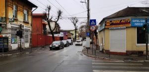 Strada Matei Voievod din Bucuresti, cu restaurantul DaDa