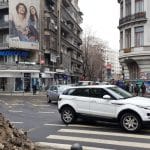 Bulevardul Magheru la Piata Romana, cu restaurantul La Placinte