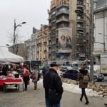 Bulevardul Magheru la Piata Romana, cu restaurantul La Placinte