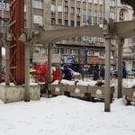 Bulevardul Magheru la Piata Romana, cu restaurantul La Placinte