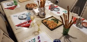 Invitatie la o cina italieneasca cu prietenii in bucatarie...