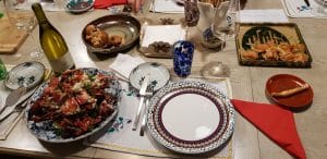 Invitatie la o cina italieneasca cu prietenii in bucatarie...