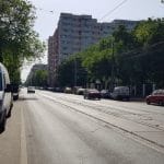 Bulevardul, Parcul si Lacul Tei, cu restaurantul The President