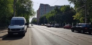 Bulevardul, Parcul si Lacul Tei, cu restaurantul The President