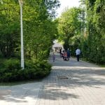 Bulevardul, Parcul si Lacul Tei, cu restaurantul The President
