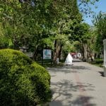 Bulevardul, Parcul si Lacul Tei, cu restaurantul The President