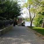 Bulevardul, Parcul si Lacul Tei, cu restaurantul The President
