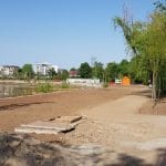 Bulevardul, Parcul si Lacul Tei, cu restaurantul The President