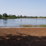 Bulevardul, Parcul si Lacul Tei, cu restaurantul The President