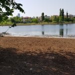Bulevardul, Parcul si Lacul Tei, cu restaurantul The President