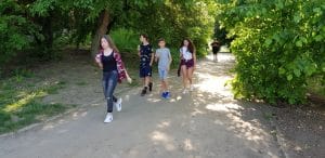 Bulevardul, Parcul si Lacul Tei, cu restaurantul The President