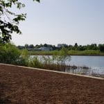 Bulevardul, Parcul si Lacul Tei, cu restaurantul The President