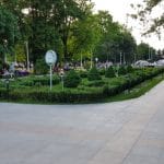 Bulevardul, Parcul si Lacul Tei, cu restaurantul The President