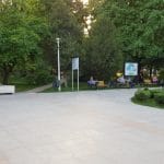 Bulevardul, Parcul si Lacul Tei, cu restaurantul The President